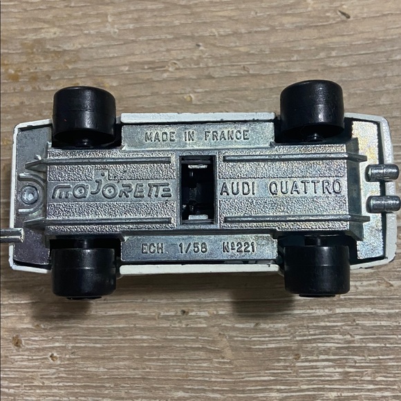 Vintage Majorette " Audi Quattro " Rallye Monte-Carlo # 221 Diecast Car France - Picture 6 of 6